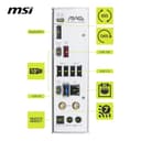 MSI MAG B850 GAMING PLUS MAX WIFI DDR5 ATX Socket AM5 Motherboard White thumbnail 3