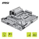 MSI MAG B850 GAMING PLUS MAX WIFI DDR5 ATX Socket AM5 Motherboard White thumbnail 5