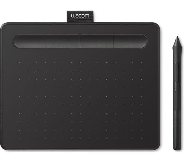 Wacom Intuos Small Graphics Tablet Bluetooth - Black (CTL-4100WLK-N)