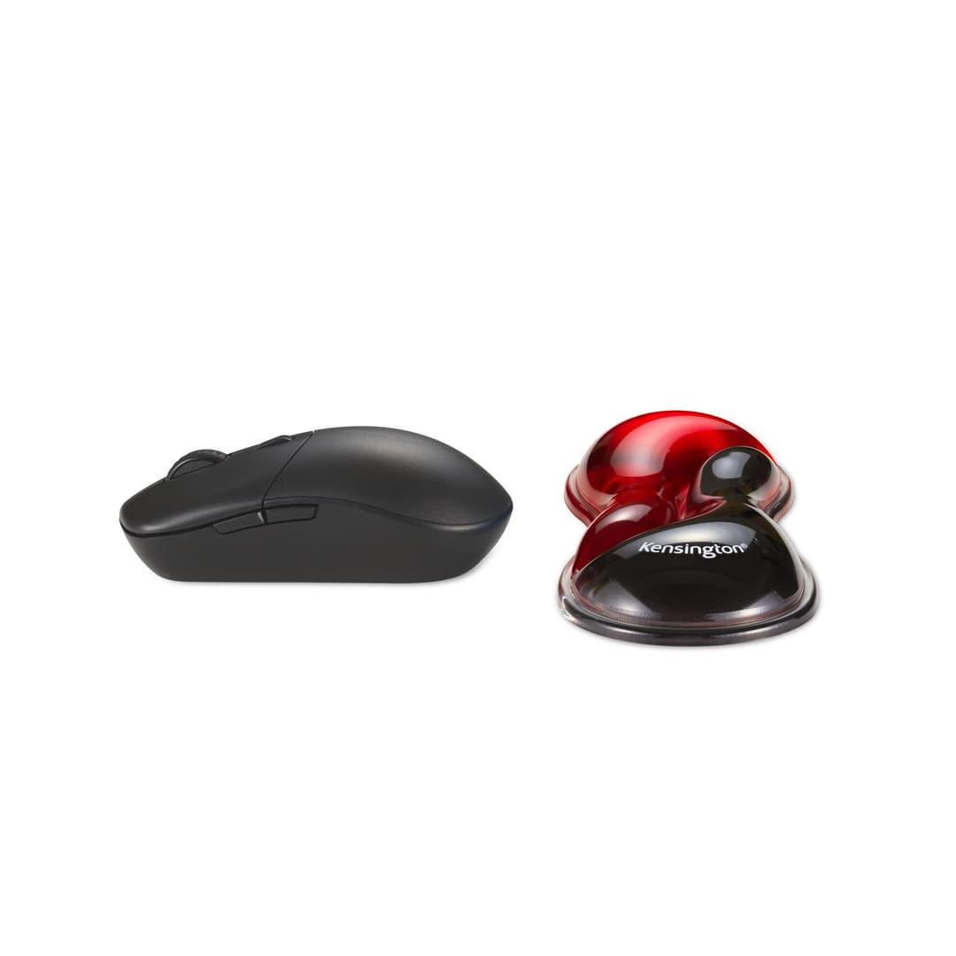 Kensington Slim Duo Gel Mouse/Trackball Wrist Rest - Red - Image 4
