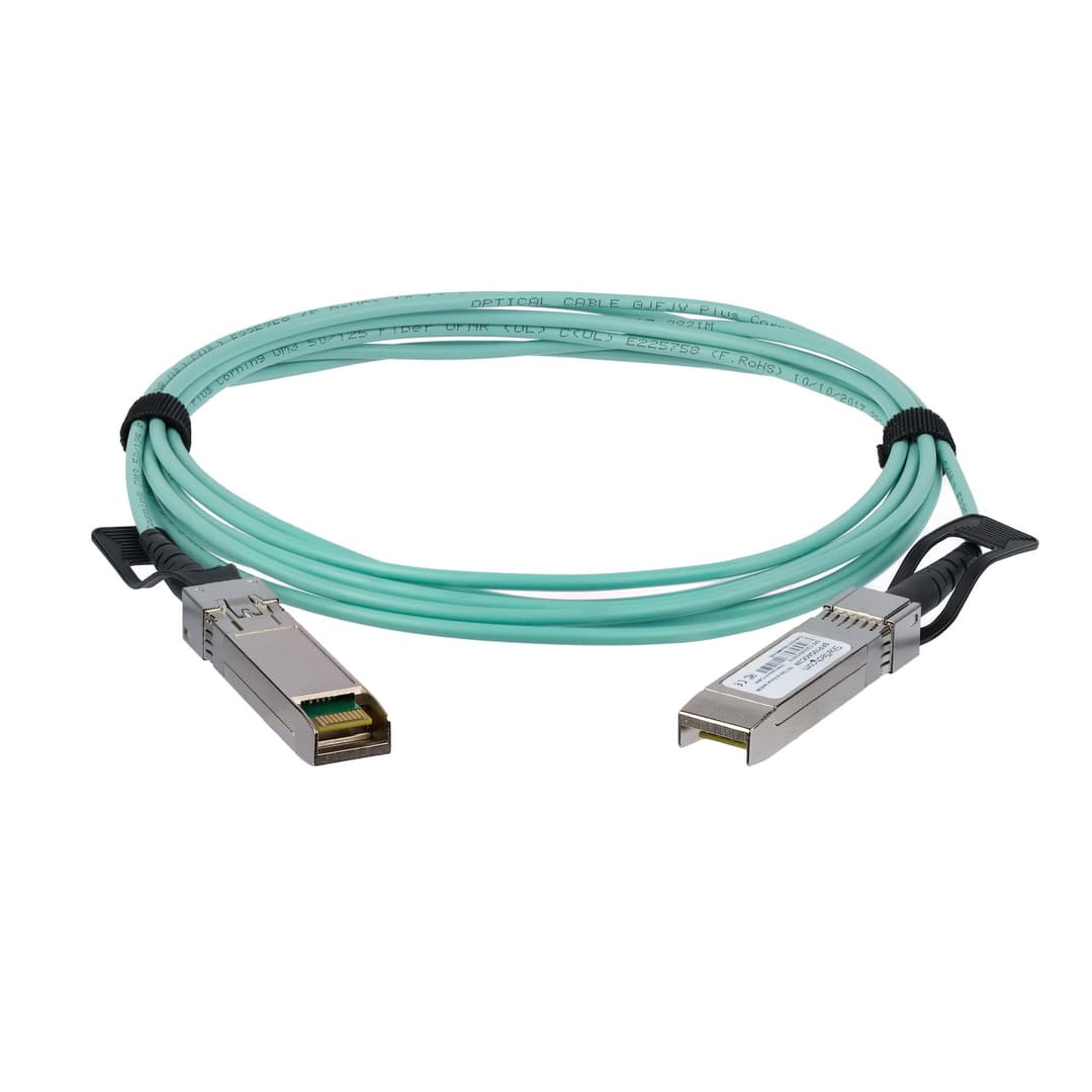 StarTech.com Cisco SFP-10G-AOC3M Compatible 3m/9.84ft 10G SFP+ to SFP+ AOC Cable - 10GbE SFP+ Active Optical Fiber - 10Gbps SFP Plus/Mini GBIC/Transceiver Module Cable - Firepower ASR1000 - Image 2