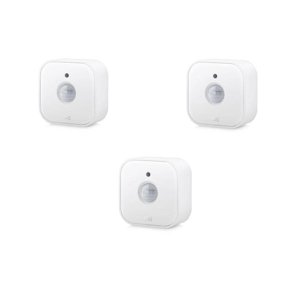 Motion (Matter) - Wireless Motion and Light Sensor, Works w/ Apple Home/SmartThings/Alexa/Google Home in White (3-Pack) - Image 1