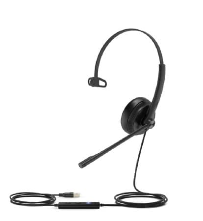 Yealink UH34 Lite Mono USB-A Headset Wired Head-band Office/Call center Black