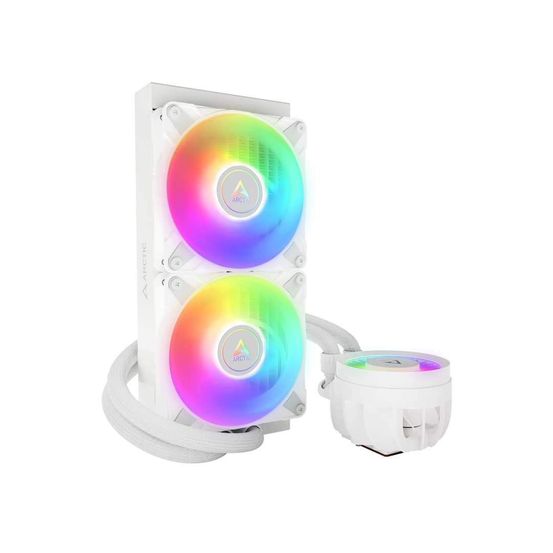 Arctic Liquid Freezer III 240 ARGB Intel/AMD AIO Liquid Cooler - White - Image 2