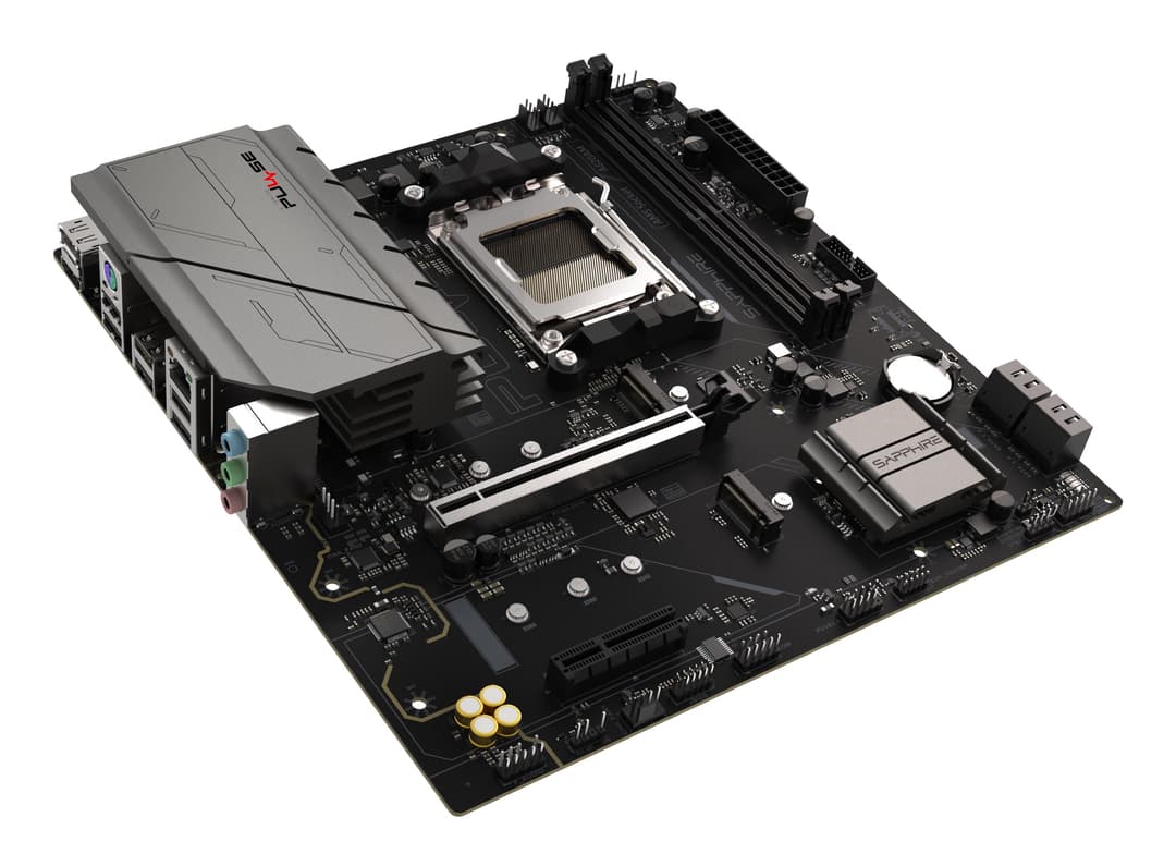 Sapphire PULSE A620AM AMD A620A Socket AM5 DDR5 Micro-ATX Motherboard - Image 4