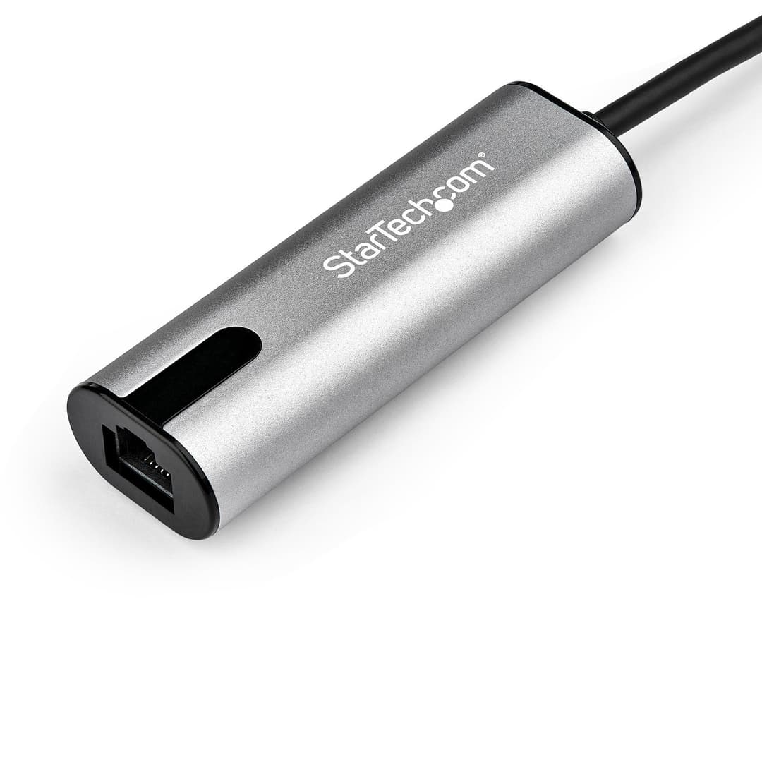 StarTech.com 2.5GbE USB C to Ethernet Adapter NBASE-T NIC - USB 3.0 Type C 2.5/1 Gigabit/100 Mbps Multi Speed Network/ USB 3.1 Laptop to RJ45/LAN Thunderbolt 3 Compatible/MacBook Pro Surface - Image 3