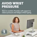 Fellowes Breyta Keyboard Wrist Rest - Sand thumbnail 2