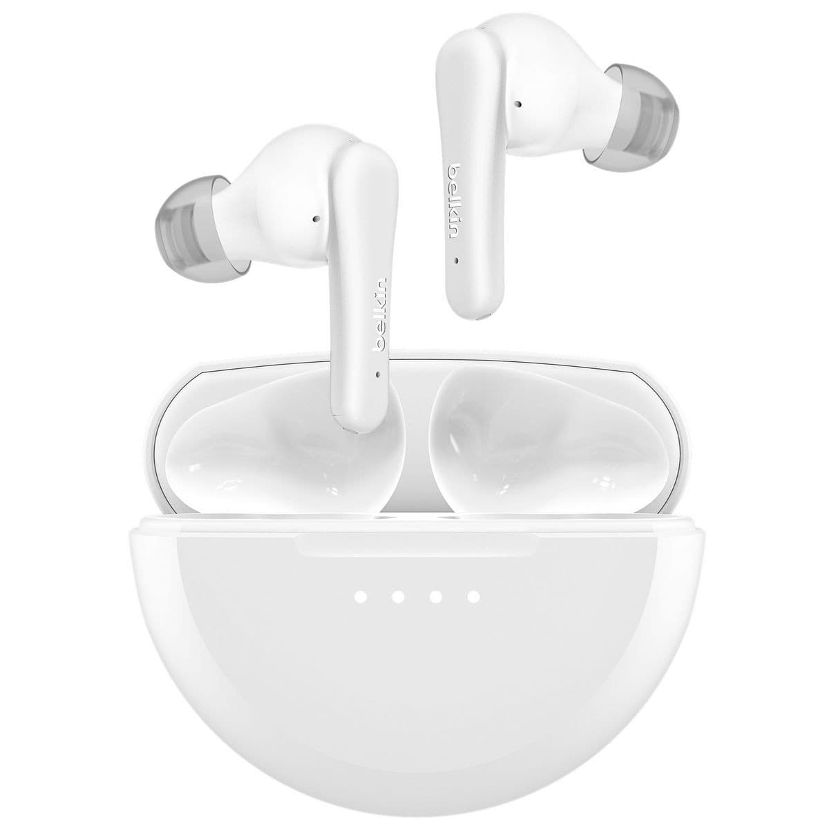 Belkin SoundForm Rhythm ANC True Wireless Earbuds - White