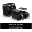 Ninja Foodi AF200UK 4-in-1 Dual Zone Air Fryer 7.6L Black thumbnail 3
