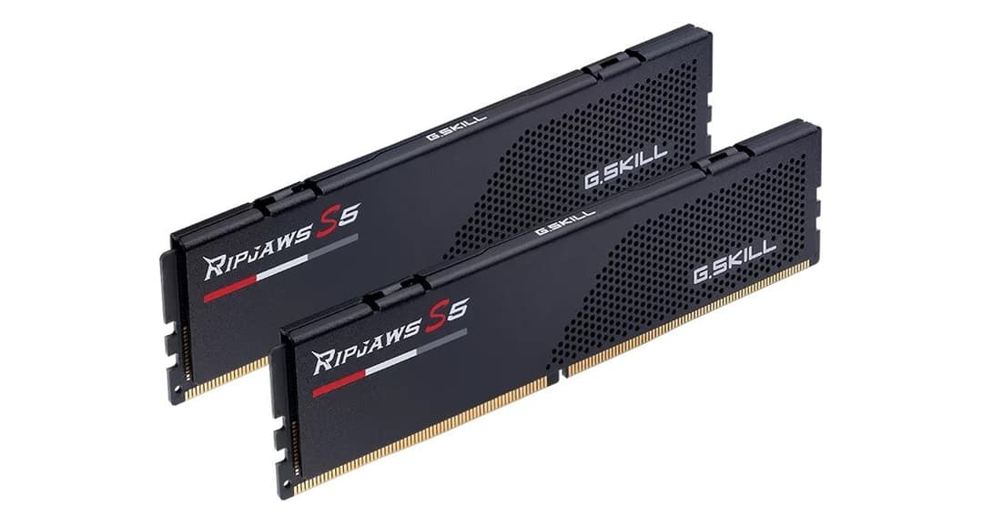 G.Skill Ripjaws S5 Black F5-6000J3636F16GX2-RS5K memory module 32 GB 2 x 16 GB DDR5 6000 MHz CL36 - Image 1