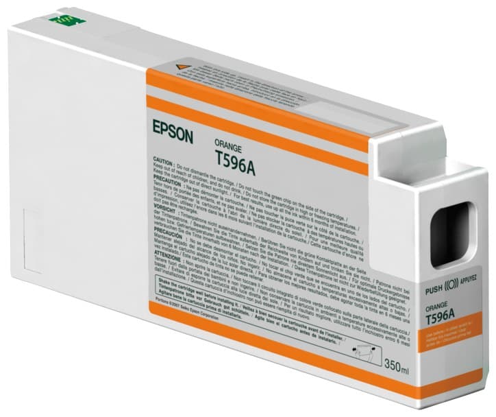 Epson T596A UltraChrome HDR 350ml Ink Cartridge for Stylus Pro 7900/9900 - Orange
