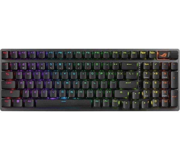 ASUS ROG Strix Scope II 96 Wireless Mechanical Gaming Keyboard - Black - Image 2