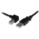 StarTech.com 2m USB 2.0 A to Left Angle B Cable - M/M thumbnail 1