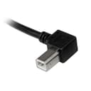 StarTech.com 2m USB 2.0 A to Left Angle B Cable - M/M thumbnail 4