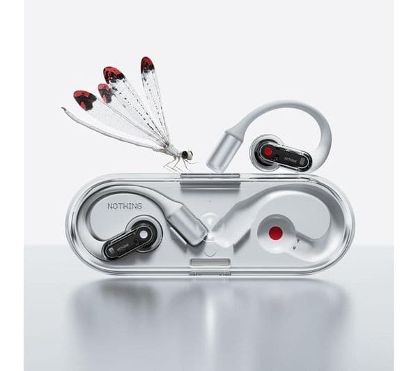 NOTHING Ear (open) Wireless Bluetooth Noise-Cancelling Earbuds - White - Image 7