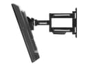 Peerless PARAMOUNT Articulating Wall Mount PA740 mounting kit - Tilt & Swivel - for flat panel - gloss black thumbnail 2