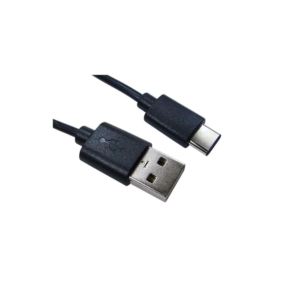 kenable USB Type C (M) to USB 2.0 Type A (M) Cable 480Mbps 3A 20V 3m Black - Image 1