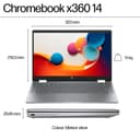 HP Chromebook x360 14b-cd0001na Intel® N200 8GB RAM 128GB eUFS 14" Touchscreen Full HD ChromeOS Laptop thumbnail 6