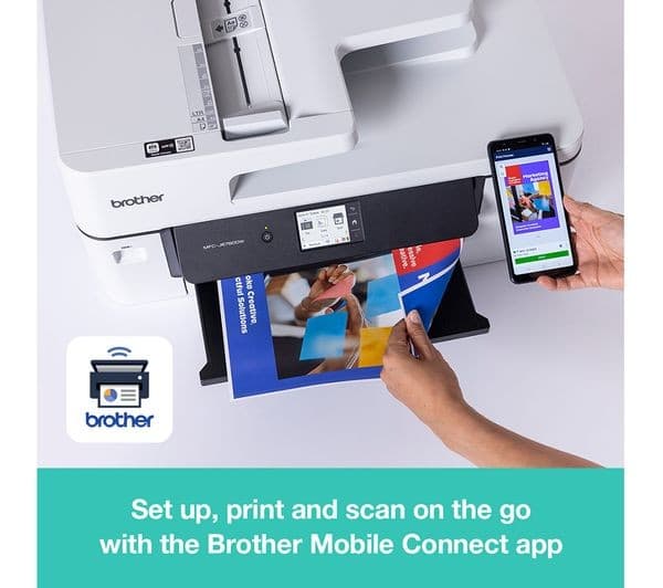 BROTHER MFCJ6760DWZU1 All-in-One Wireless A3 Inkjet Printer with Fax - Image 6