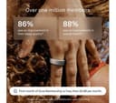 Oura Ring 4 Smart Ring - Brushed Silver, Size 13 thumbnail 6