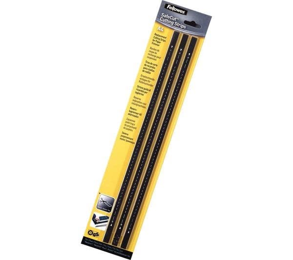 FELLOWES SafeCut Replacement A4 Cutting Strips for Paper Trimmer - Pack of 3 - Image 3