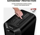 FELLOWES Powershred LX65 Cross Cut Paper Shredder - Black thumbnail 4