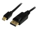 StarTech Mini DisplayPort to DisplayPort Cable M/M - 2m - Black thumbnail 1