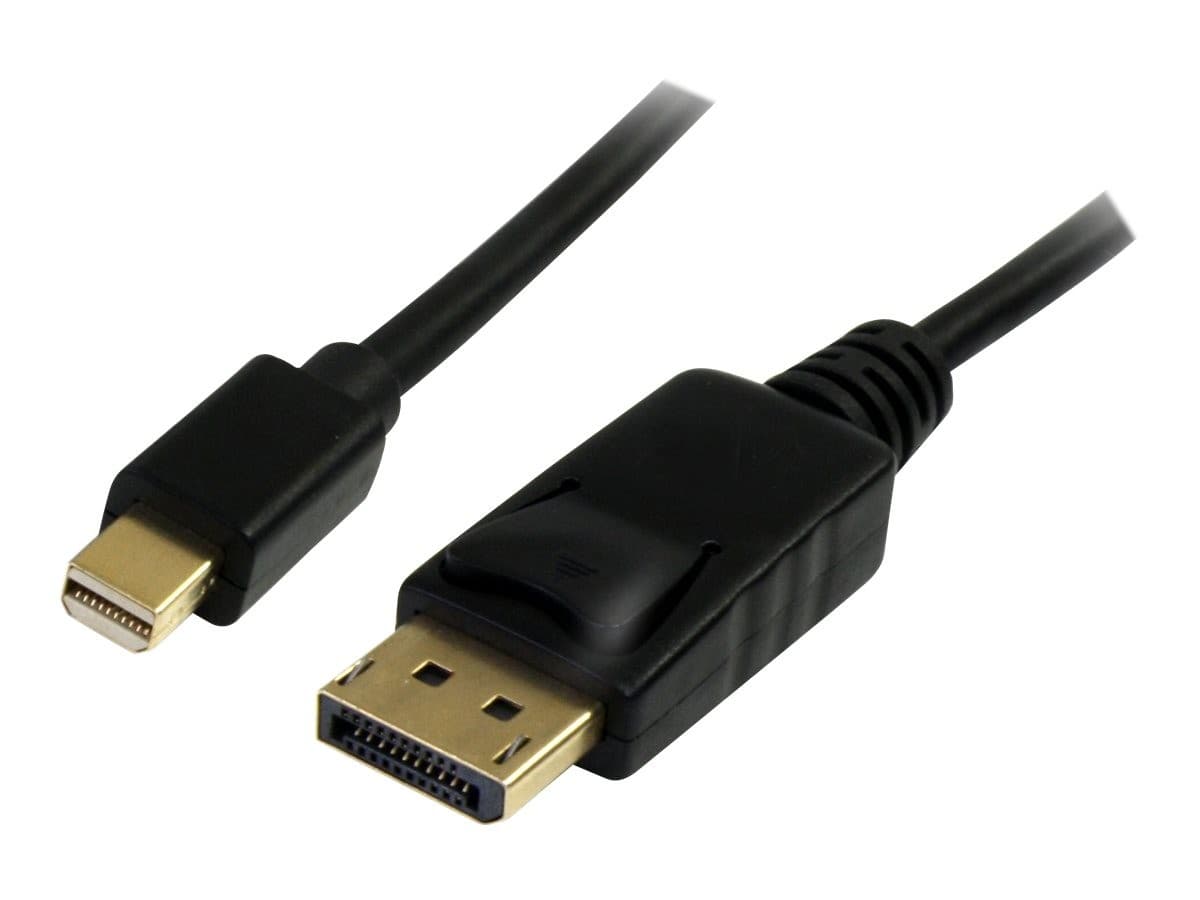 StarTech Mini DisplayPort to DisplayPort Cable M/M - 2m - Black