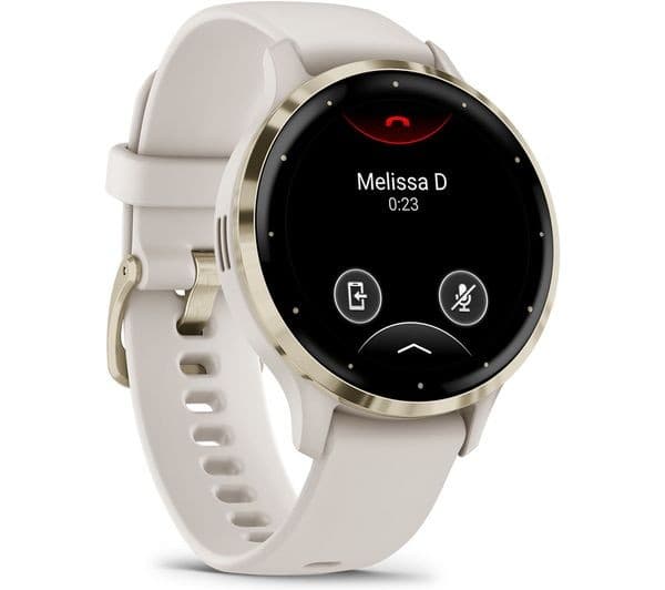 Garmin Venu 3S Smartwatch 41mm Soft Gold & Ivory - Image 6