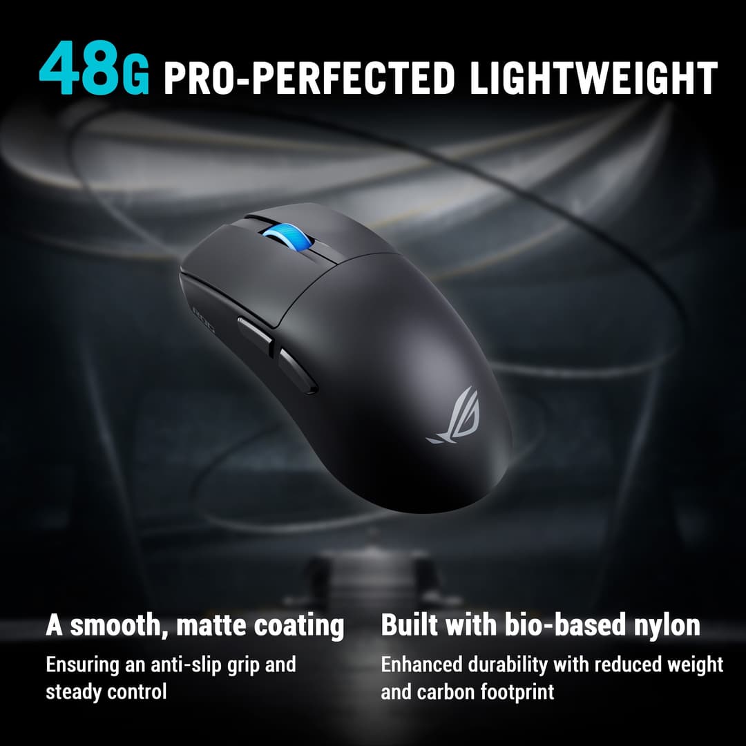 ASUS ROG Harpe II Ace Wireless Gaming Mouse - Black - Image 2