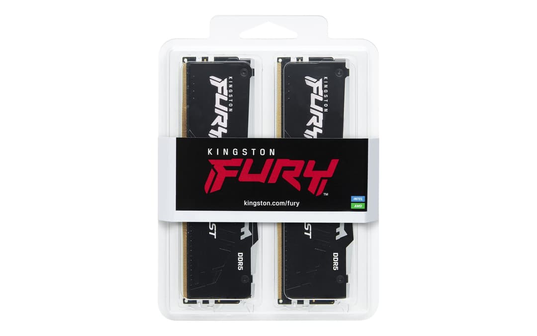 Kingston Technology FURY Beast RGB Black memory module 32 GB 2 x 16 GB DDR5 5600 MHz CL40 288-pin DIMM (KF556C40BBAK2-32) - Image 4
