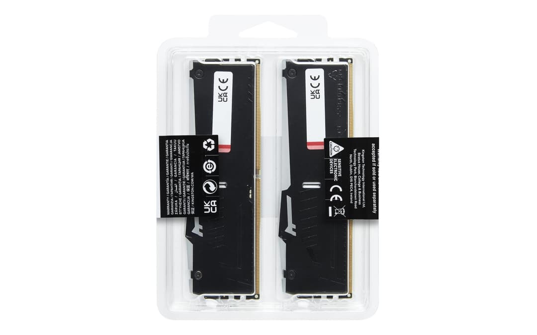 Kingston Technology FURY Beast RGB Black memory module 32 GB 2 x 16 GB DDR5 5600 MHz CL40 288-pin DIMM (KF556C40BBAK2-32) - Image 5