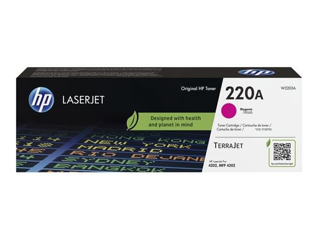 HP 220A - magenta - original - LaserJet - toner cartridge (W2203A) - Image 1