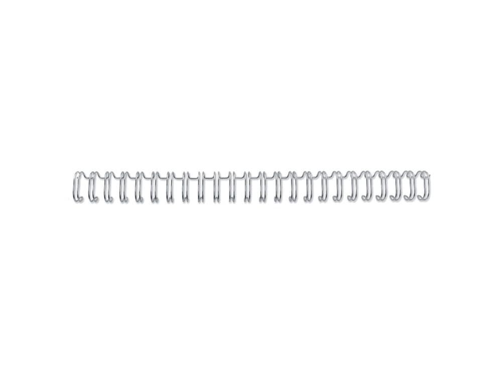 GBC 4400026 6mm A5 Loop Silver Wire Binders - Image 1