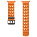 Samsung Galaxy Official Marine Band for Galaxy Watch Ultra (S/M/L) - Orange thumbnail 2