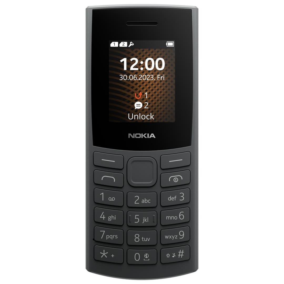 Vodafone Nokia 105 2nd Edition Mobile Phone - Charcoal - Image 2