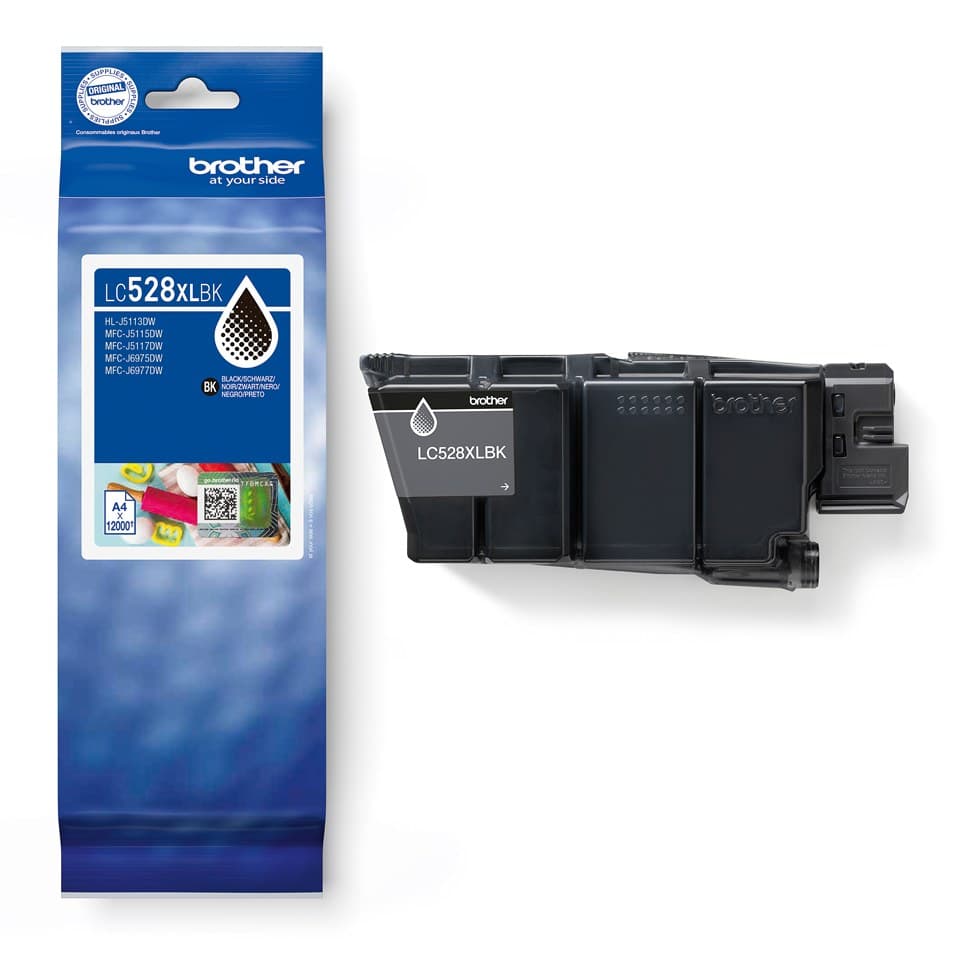 Brother LC528XLBK ink cartridge 1 pc(s) Original Ultra High Yield Black 12,000 Pages - Image 4