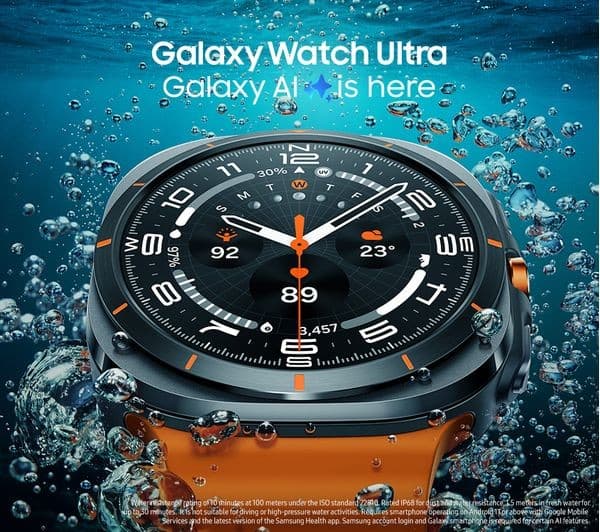 Samsung Galaxy Watch Ultra (2024) 47mm LTE Smartwatch - Titanium Silver - Image 5