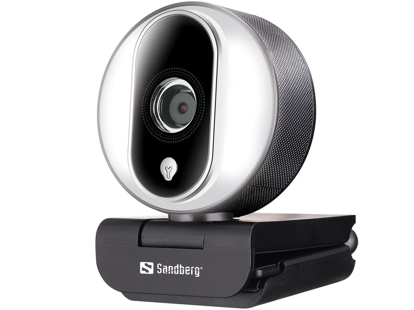 Sandberg Streamer USB Webcam Pro 134-12 1080p Full HD Webcam with Ring Light