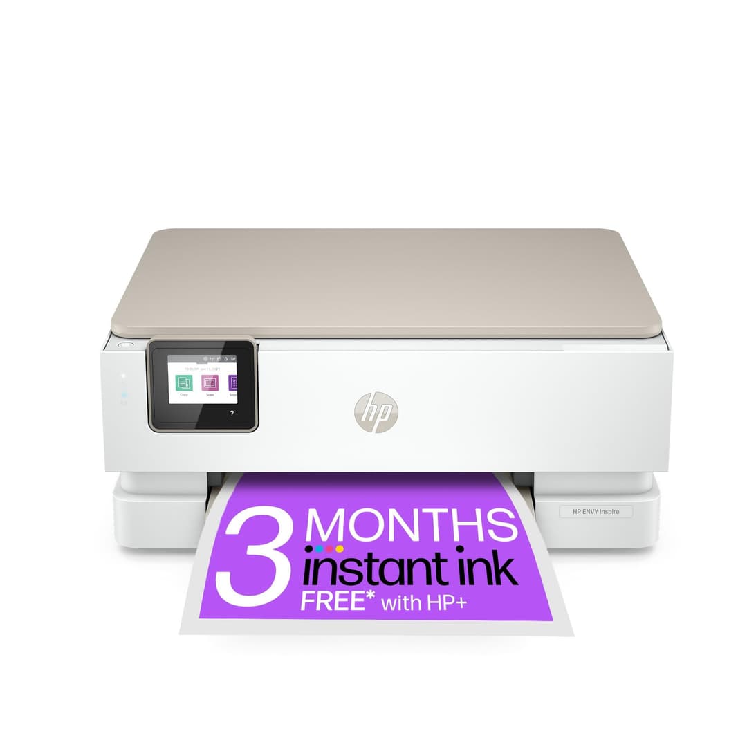 HP ENVY Inspire 7220e All-in-One Wireless Colour Printer - White - Image 1