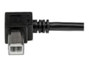 StarTech USBAB2MR USB 2.0 A to Right Angle B Cable 2m Black thumbnail 3