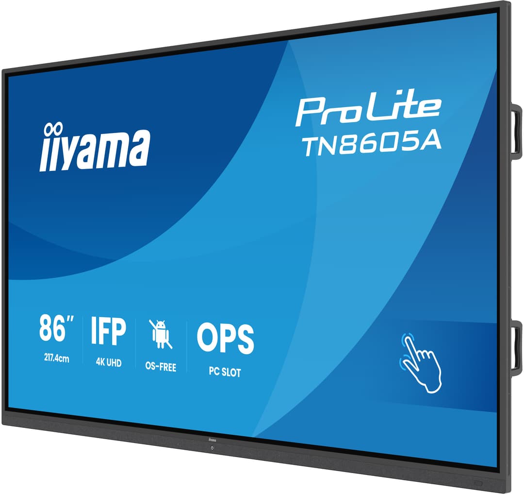 iiyama TN8605A-B1AG Signage Display Interactive flat panel 2.17 m (85.6") 500 cd/m² 4K Ultra HD Black Touchscreen - Image 3