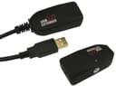 Cables Direct USB2-BOOST 50m USB 2.0 Over Cat5e Extender - Black thumbnail 1