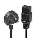 Lindy 2m UK 3 Pin Plug to IEC C19 Power Cable, Black thumbnail 1