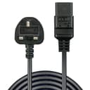 Lindy 2m UK 3 Pin Plug to IEC C19 Power Cable, Black thumbnail 2