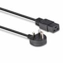Lindy 2m UK 3 Pin Plug to IEC C19 Power Cable, Black thumbnail 3