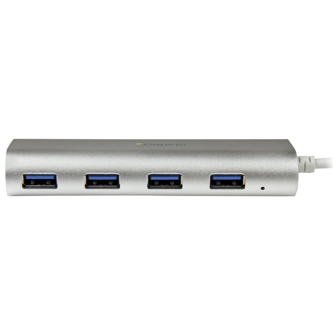 StarTech.com 4-Port USB Hub, USB A to 4x USB-A Ports, USB 5Gbps, Rugged Design, Bus-Powered, Portable Laptop USB 3.0 Hub (ST43004UA) - Image 3