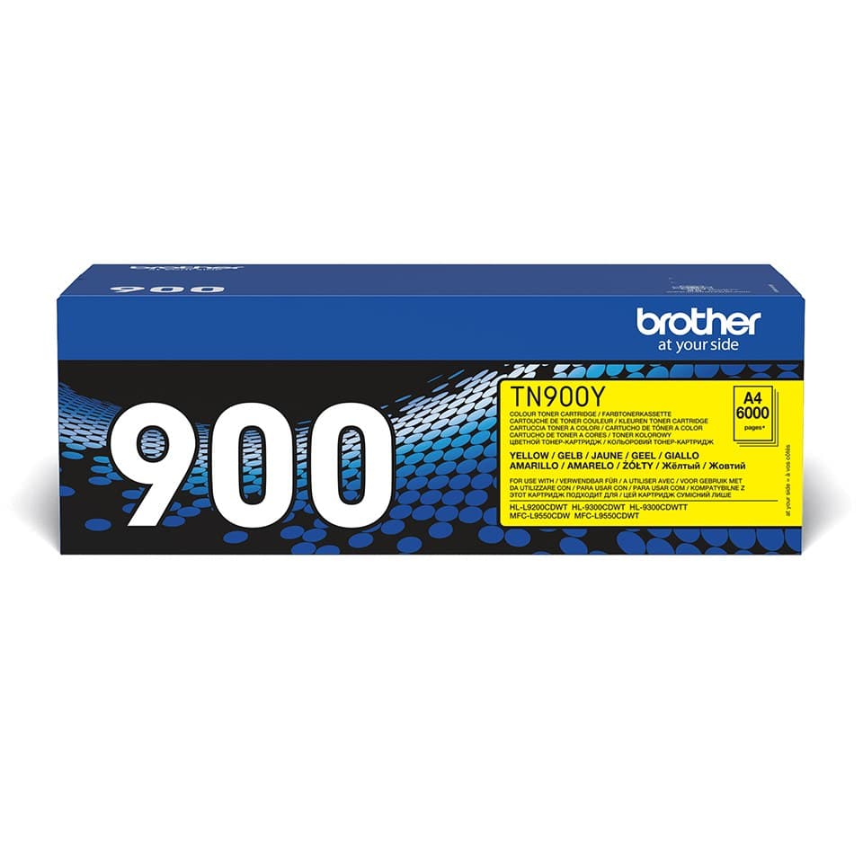 Brother TN-900Y toner cartridge 1 pc(s) Original Yellow - Image 1