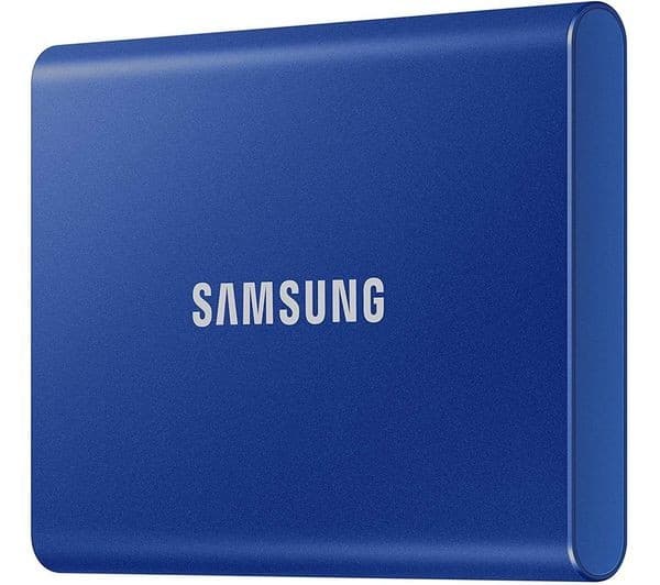 SAMSUNG T7 Portable External SSD - 2 TB, Blue - Image 1