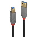 Lindy Anthra Line USB 3.2 Gen 1 Type A to B Cable 5Gbps 1m thumbnail 1